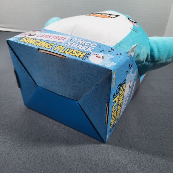 LankyBox Thicc Shark 11" Singing Plush The Chicken Wing Song NEW in Box - Picture 9 of 9